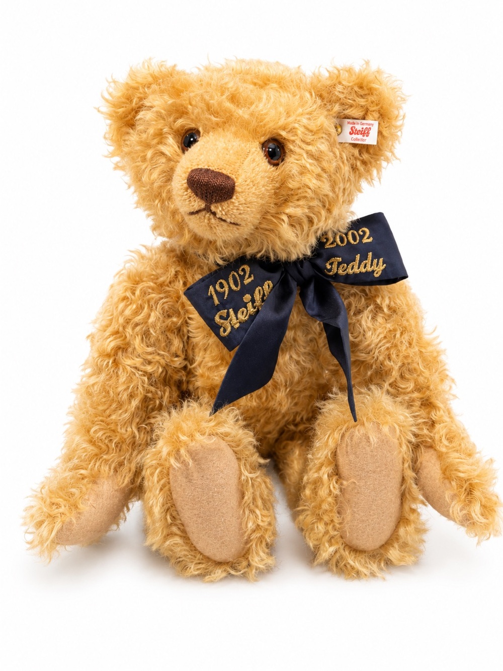 VINTAGE! Beautiful 17" Large Steiff  100 Year Anniversary Mohair Bear w/Growler